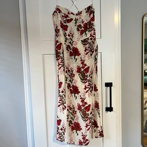 Reformation Kourtney Dress - Roses (Georgette)